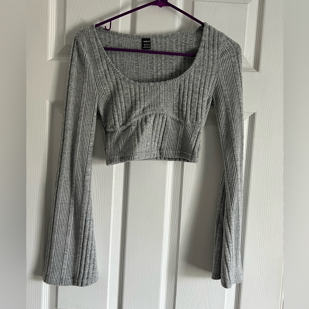 Sweater crop top